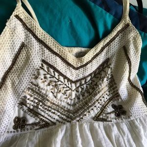 RARE ecote beaded babydoll dress